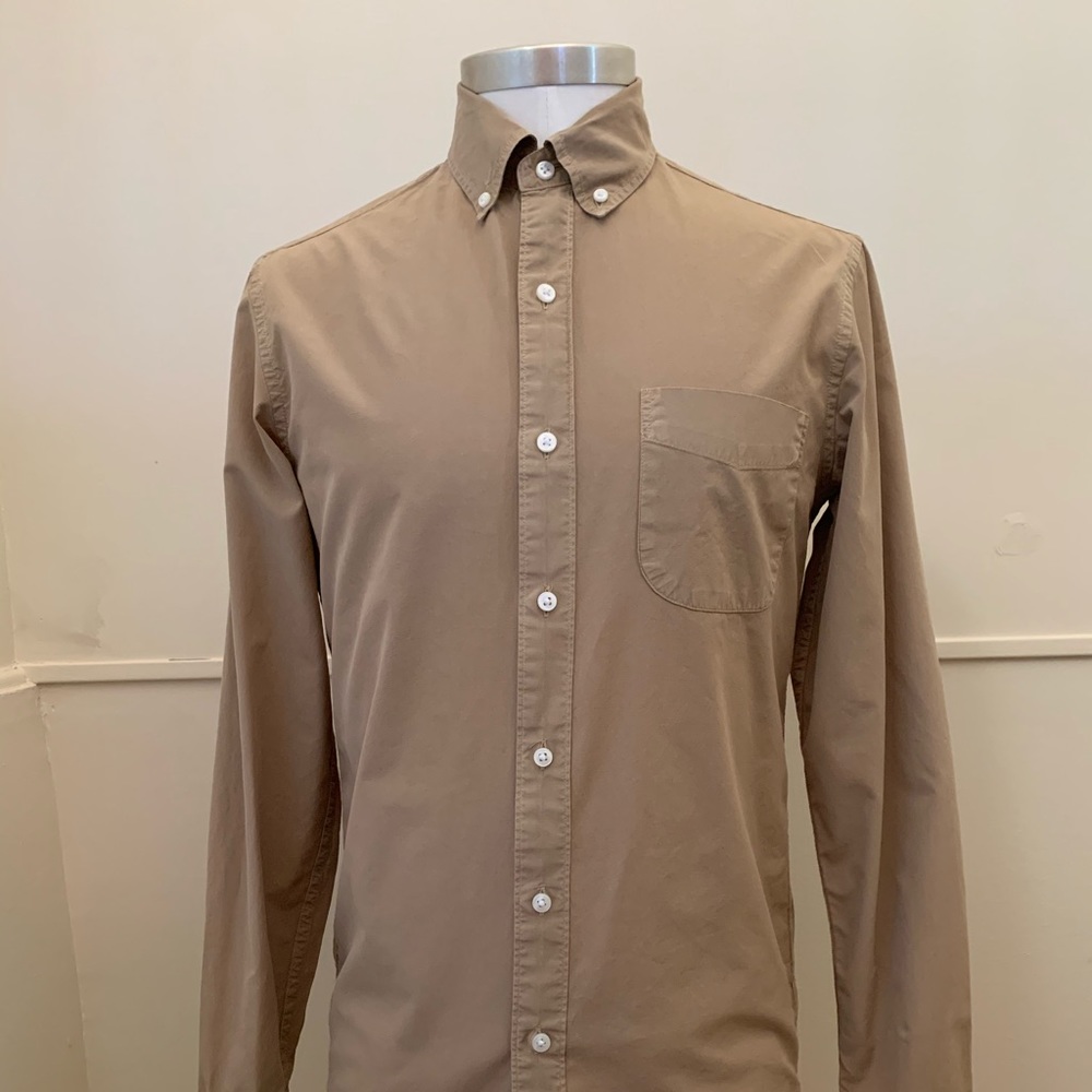J Crew Poplin Button Down Shirt